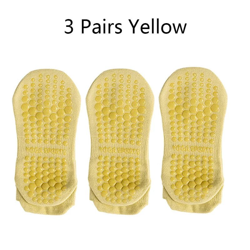 Women's Breathable Non-Slip Yoga Socks (3 Pack) - silverfoxgoods